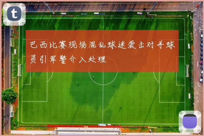 巴西比赛现场混乱球迷袭击对手球员引军警介入处理